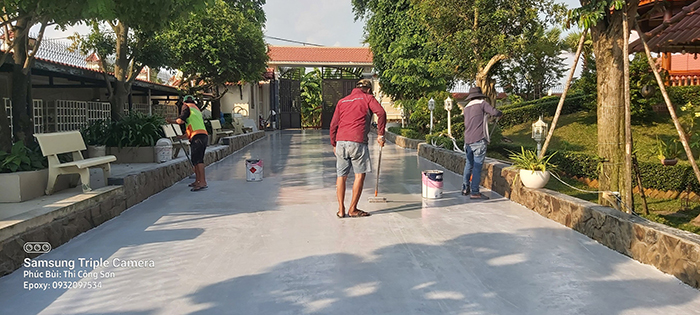 Quy trình thi công sơn Epoxy chuyên nghiệp tại Phúc Khang Trang