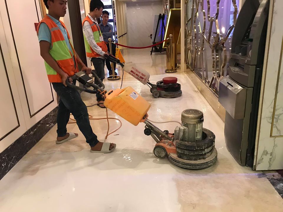 Cách đánh bóng sàn đá Granite đúng quy trình kỹ thuật Cách đánh bóng sàn đá Granite đúng quy trình kỹ thuật