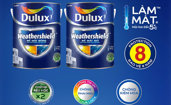 Sơn chống nóng Dulux WeatherShield Sơn chống nóng Dulux WeatherShield