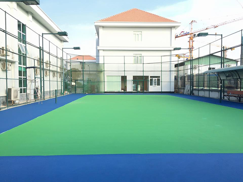 Phúc Khang Trang Care thi công sơn nền Epoxy cho sân Tennis Phúc Khang Trang Care thi công sơn nền Epoxy cho sân Tennis