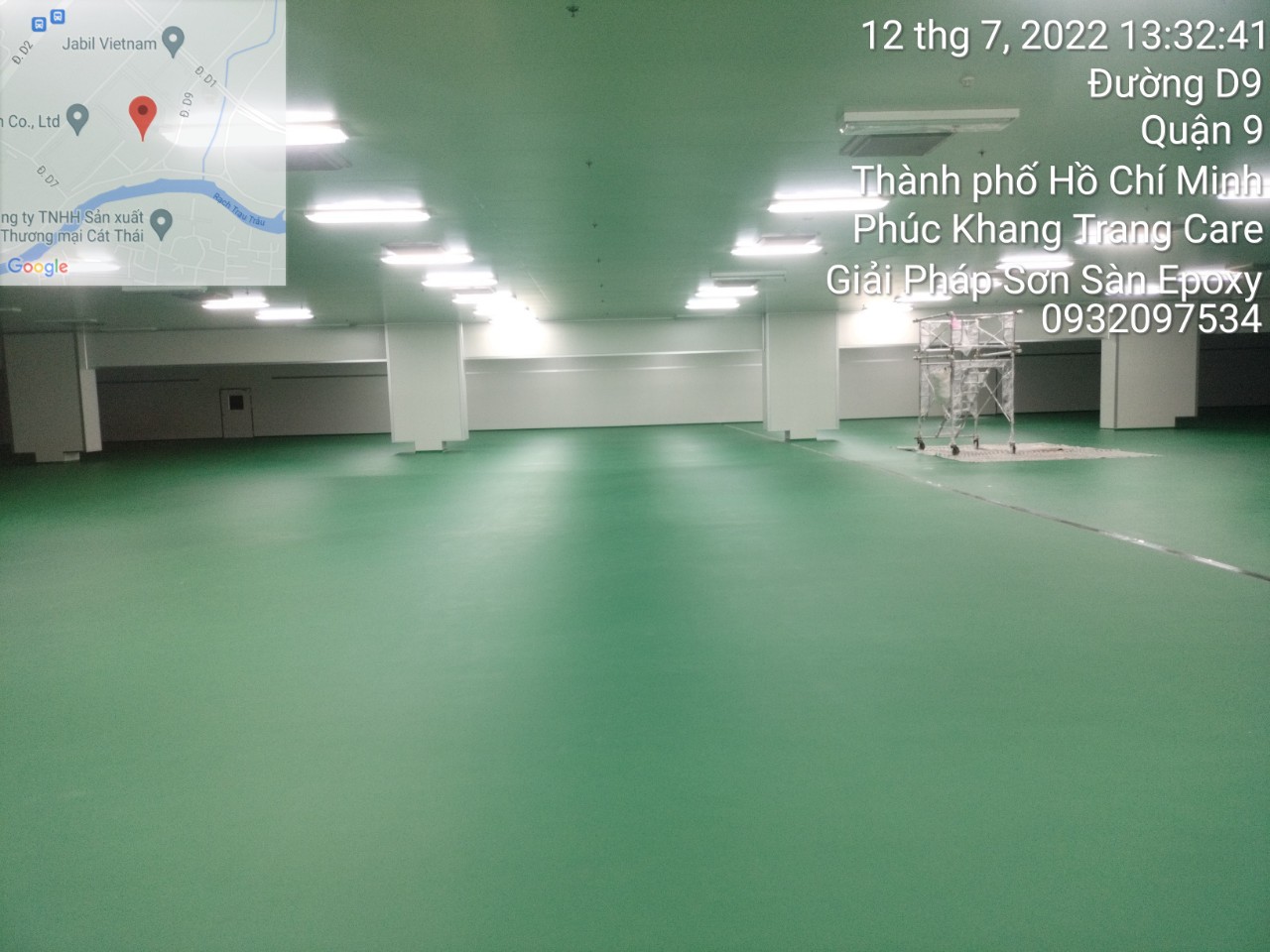 Thi công sơn nền Epoxy giúp công trình tăng khả năng chống bám bụi, chống thấm nước và rỉ sét tốt Thi công sơn nền Epoxy giúp công trình tăng khả năng chống bám bụi, chống thấm nước và rỉ sét tốt